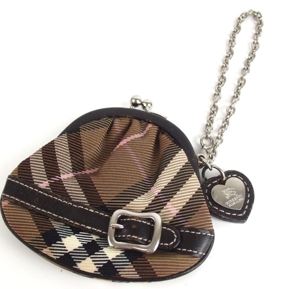 Burberry Handbags - Burberry Kiss Lock Coin Purse with Chain Wrist strap